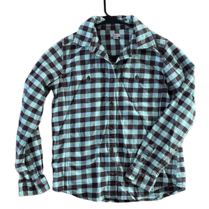 Carhartt Plaid Flannel Shirt Size Small Button Up Top